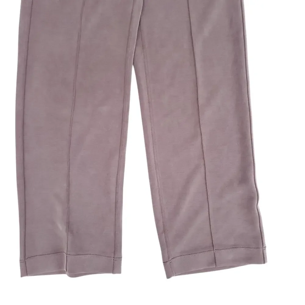 Lululemon Softstreme Pintuck Mid-Rise Pant Beige Yoga Lounge Casual Sz XXXS
